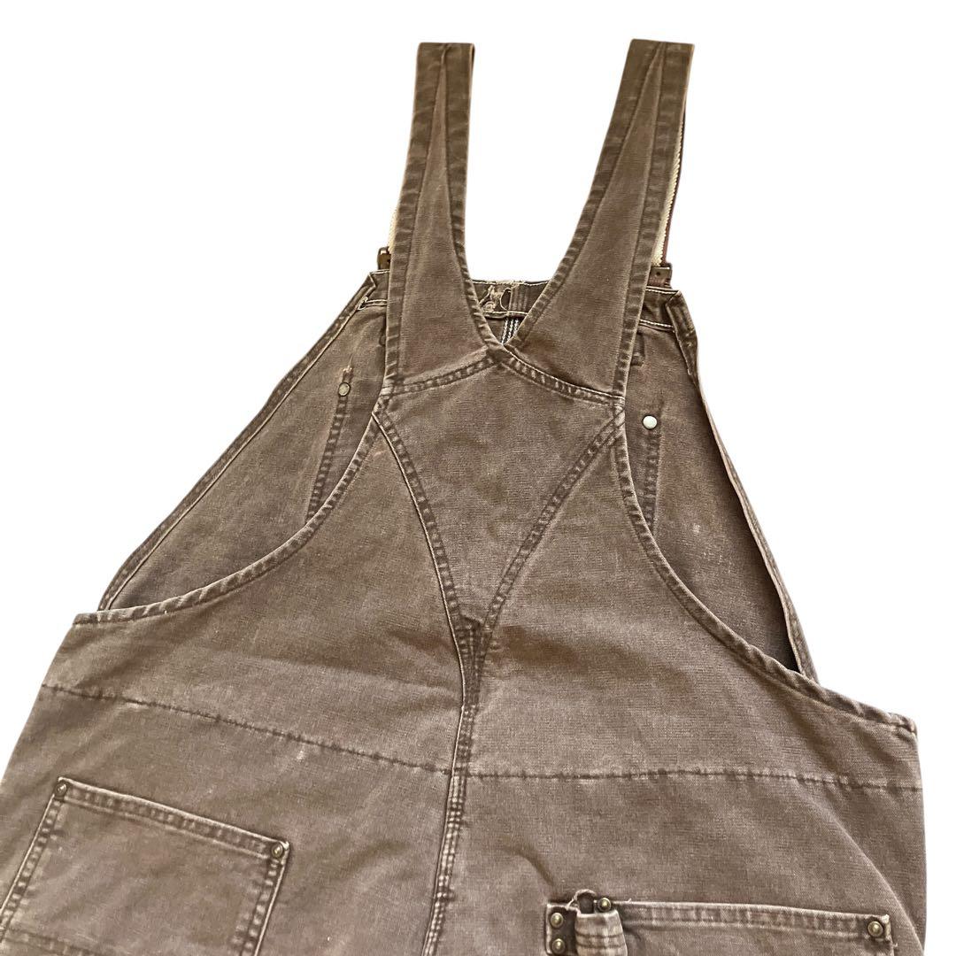 USA製90s carhartt ダブルニーオーバーオール XXLサイズ相当
