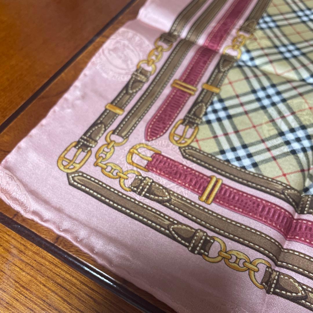 H*a様 Burberrys シルクコットンハンカチ 4色セット