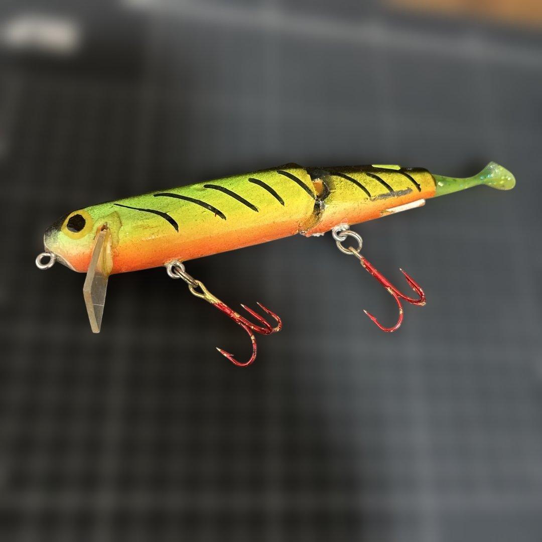 希少アランコール　ACプラグ ACミノー タイガー　オールド