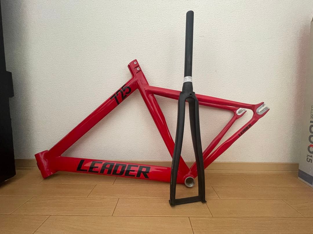 送料込!! leader bike 725 フレーム フォーク
