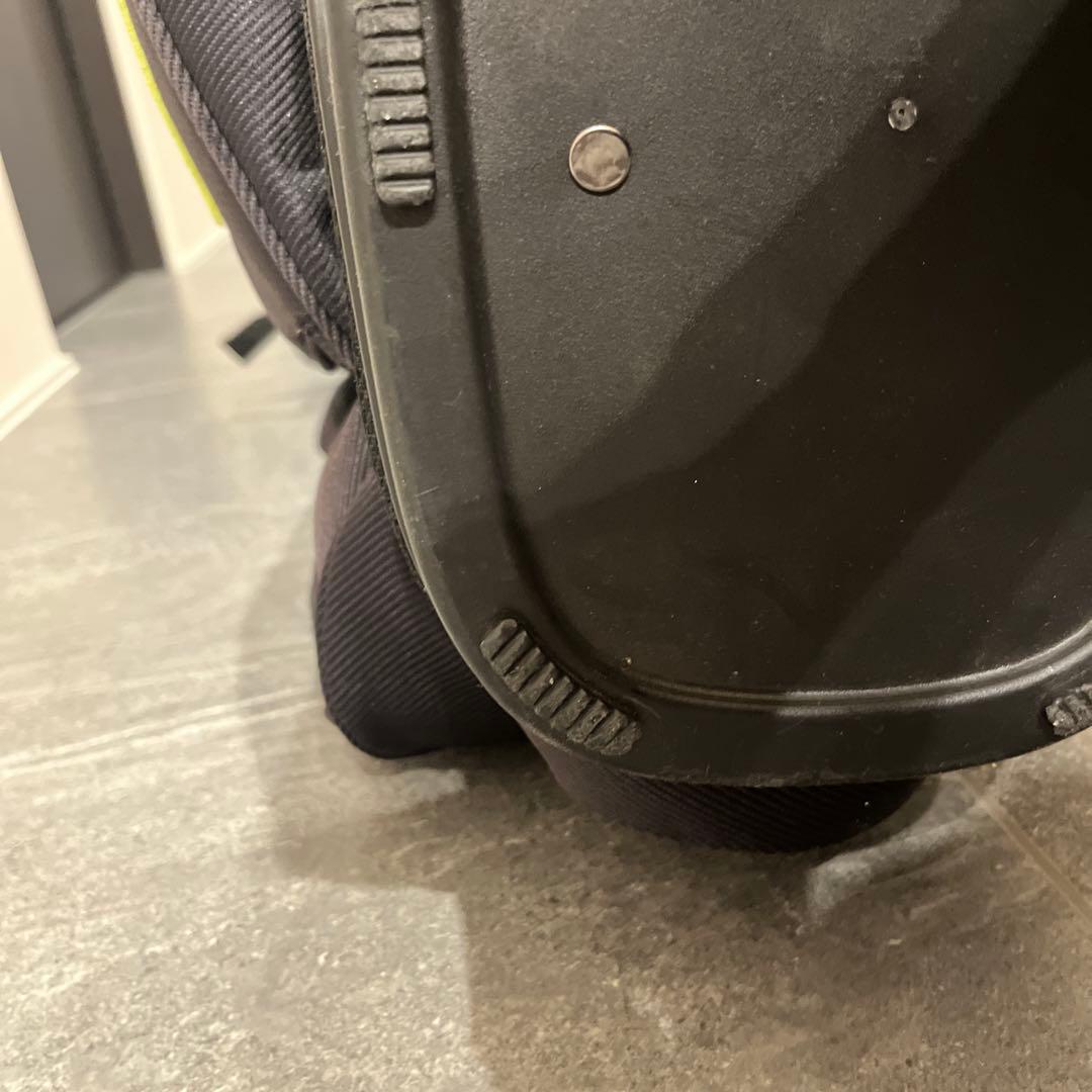 PEARLY GATES キャディバッグ スタンド付き ネイビー/グリーン