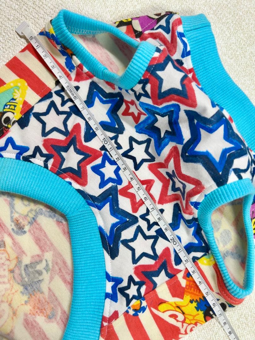 ●犬服●ハンドメイド 胴54 NO.533 フレブル パグ