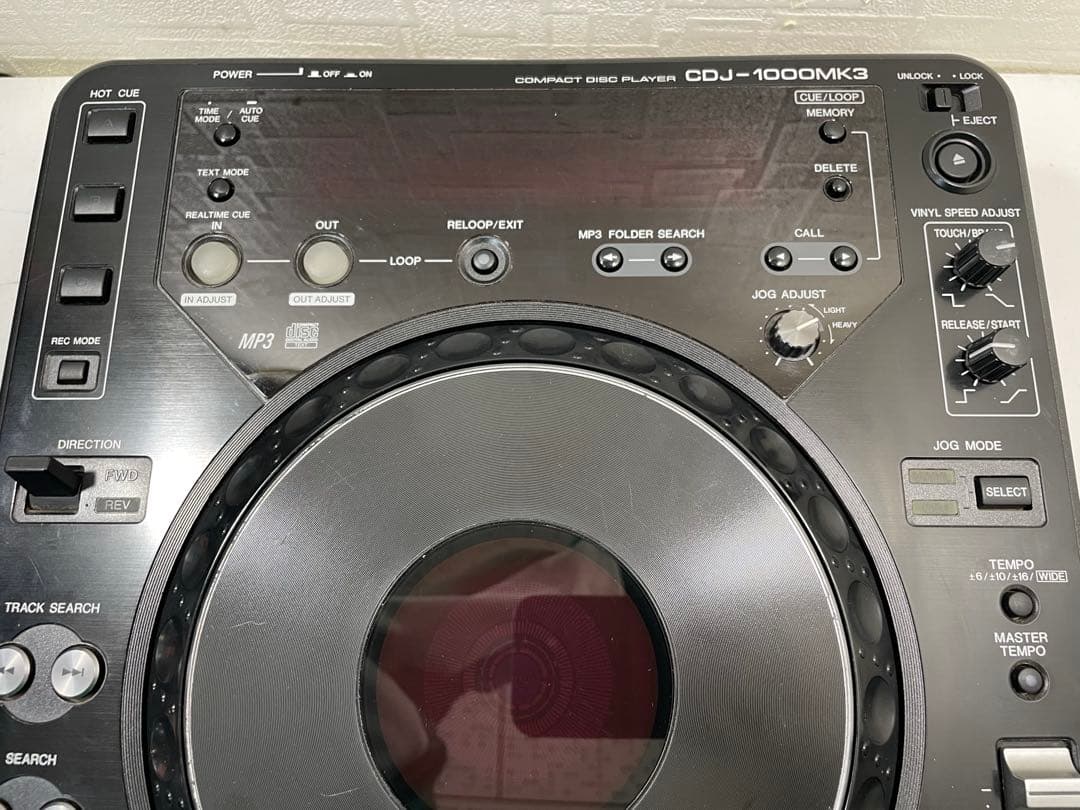 pioneer dj パイオニア　CDJ-1000mk3 回転部メンテナンス