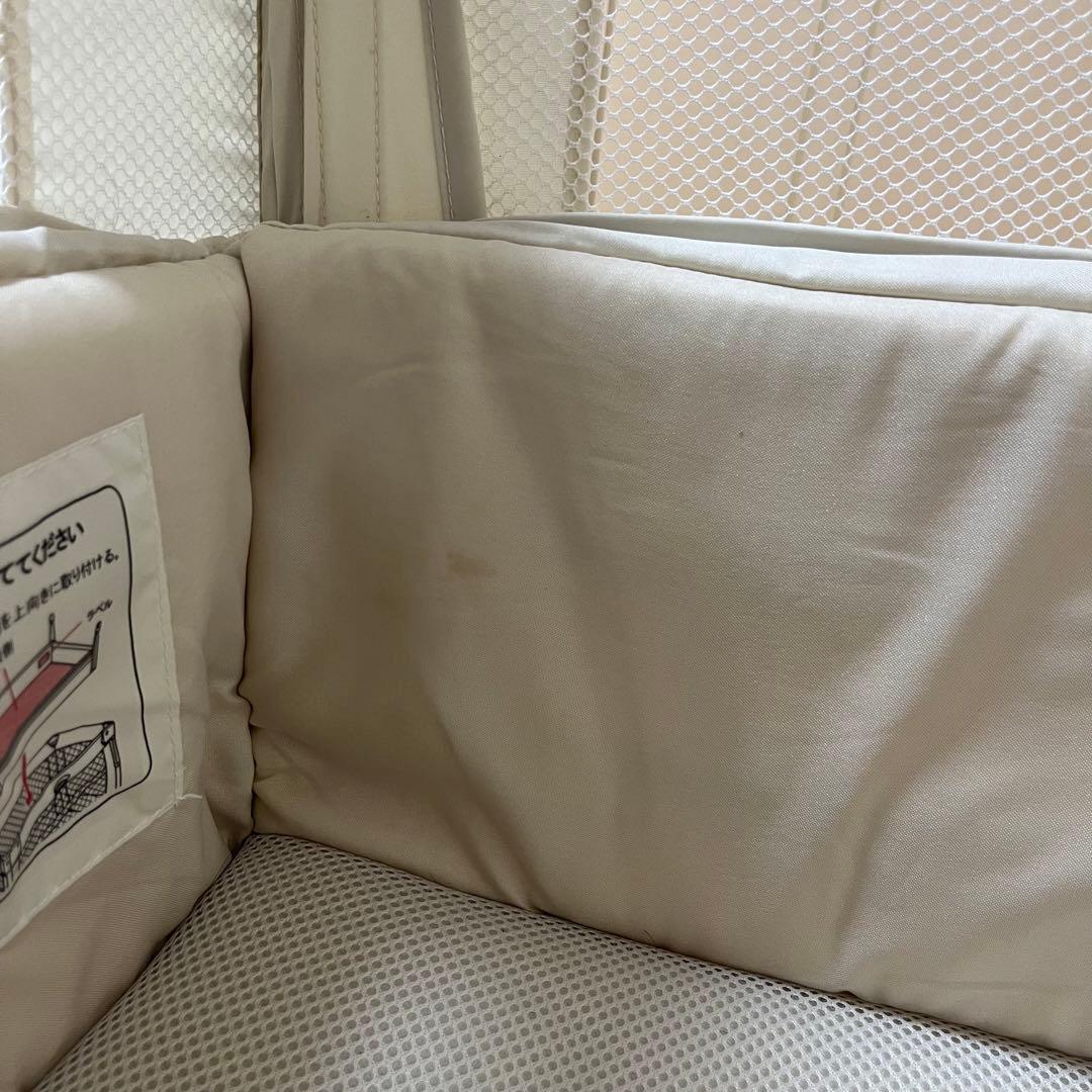 【〜3/18限定・美品】Aprica ココネルエアー ベビーベッド　折りたたみ