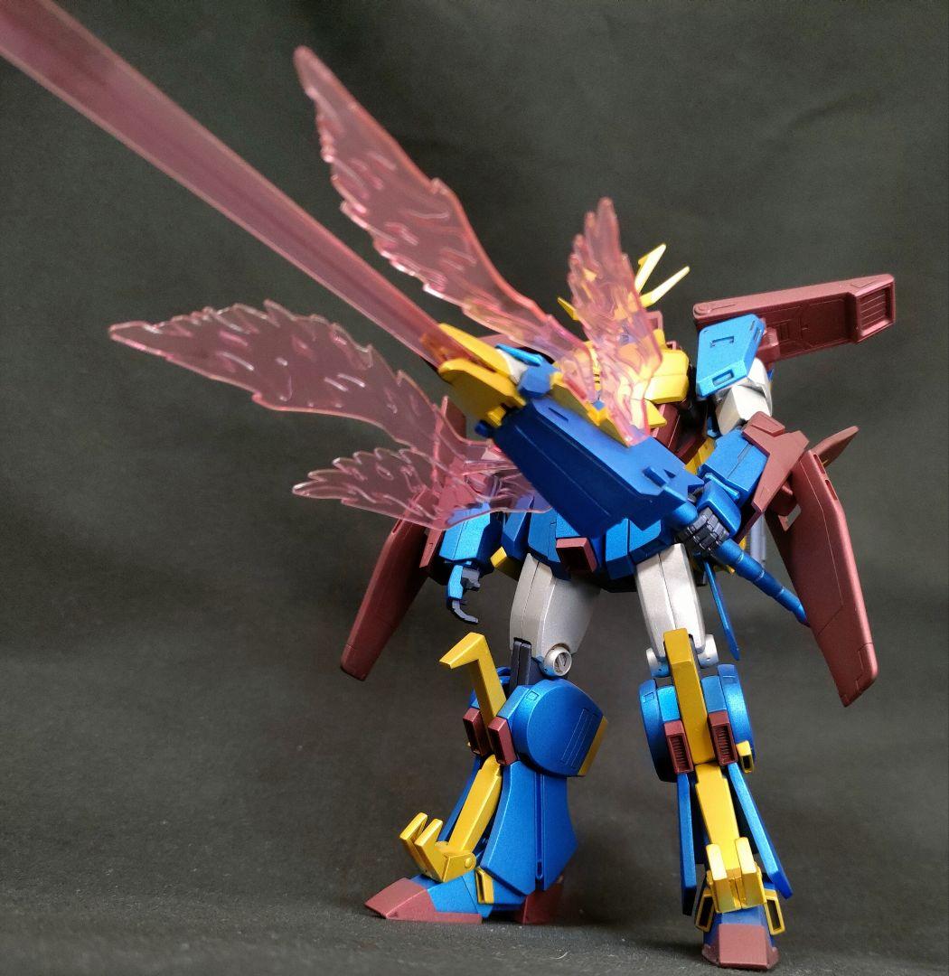 ガンプラ 塗装済 完成品 HGBF 1/144 ガンダムトライオン３