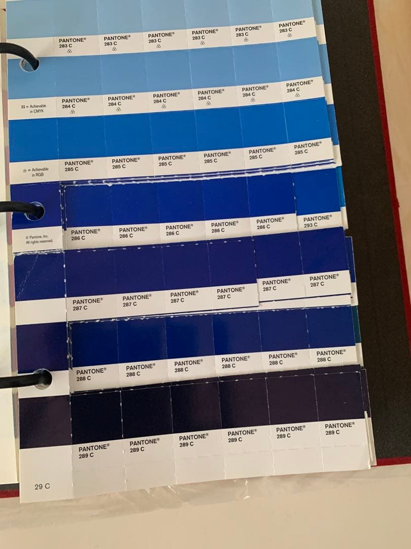 パントン PANTONE 色見本 カラーチップ