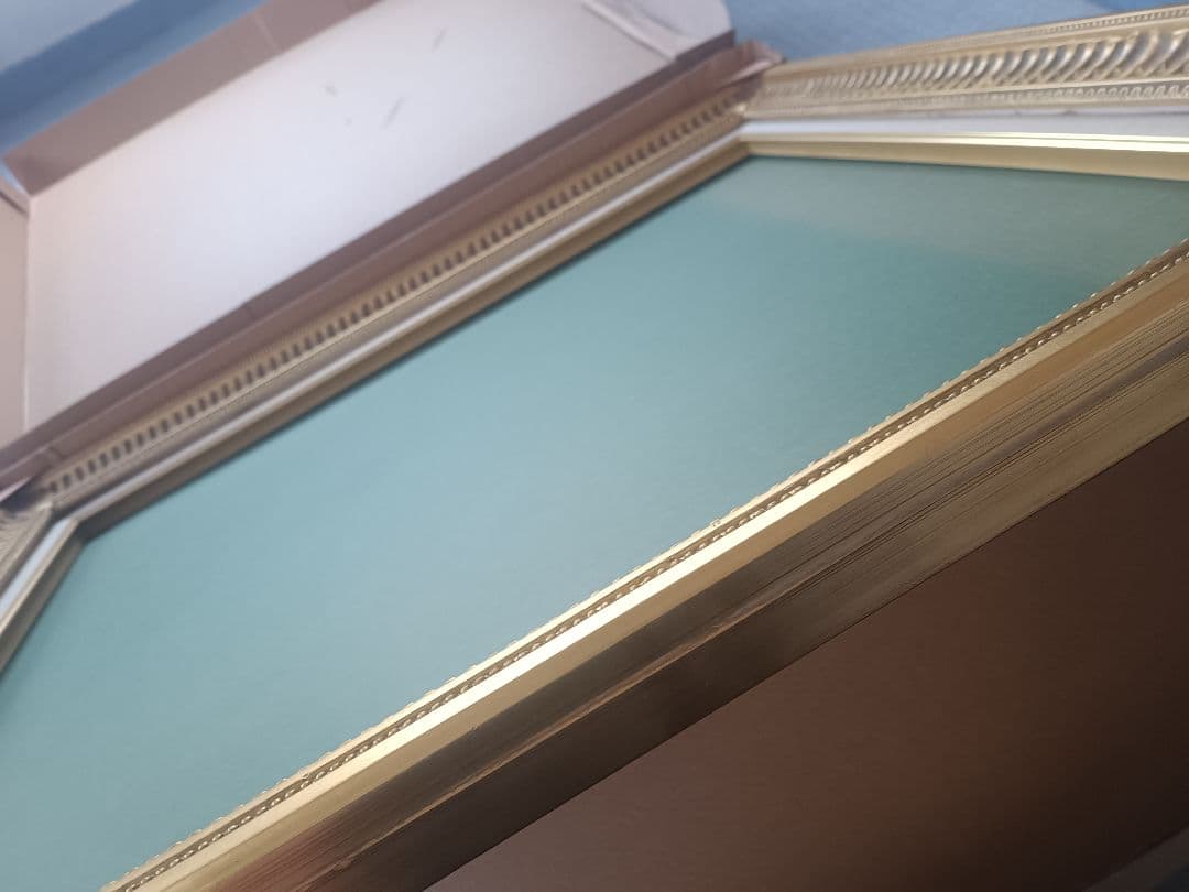 サモン　F30サイズ　額縁　金色　未使用　経年 額縁 ゴールド