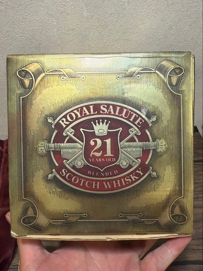 【未開封】シーバスブラザーズSalute21年 ロイヤルサルート 古酒