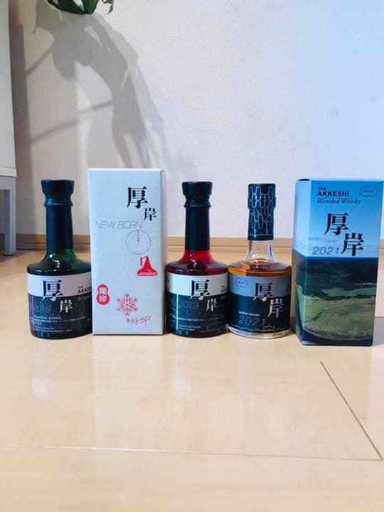 厚岸　ウイスキー　5本セット　ニューボーン