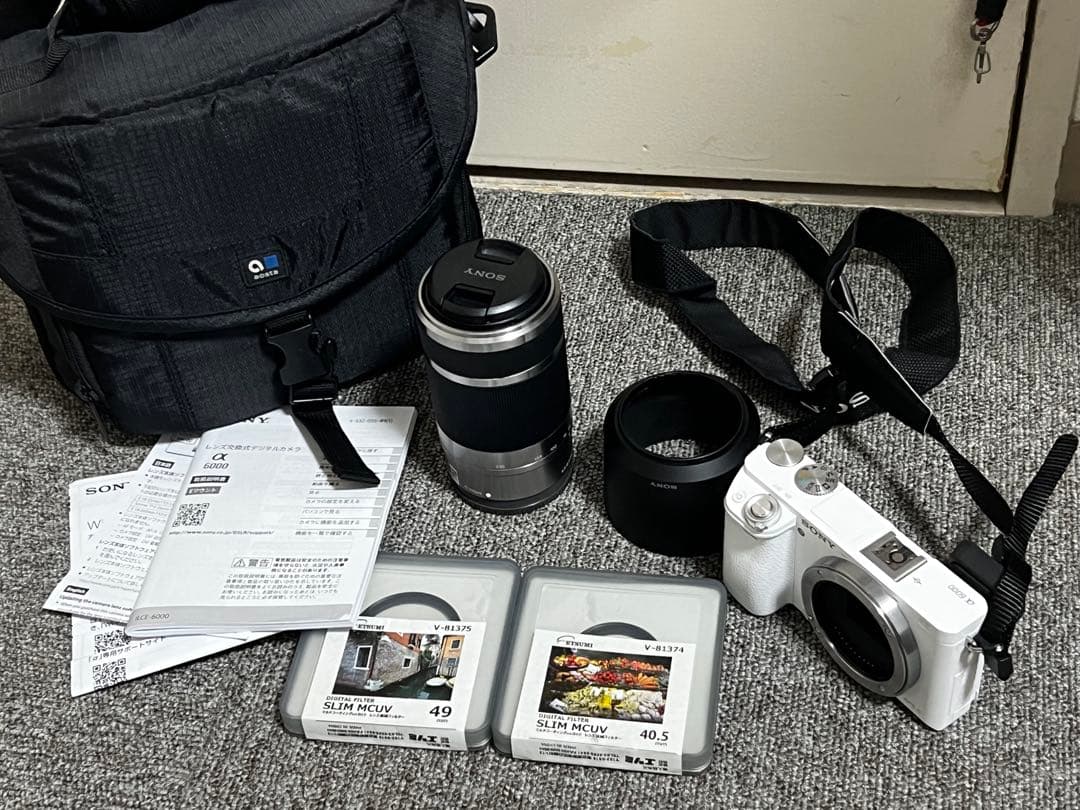 SONYα6000 55-210mm レンズ カメラバッグ付き
