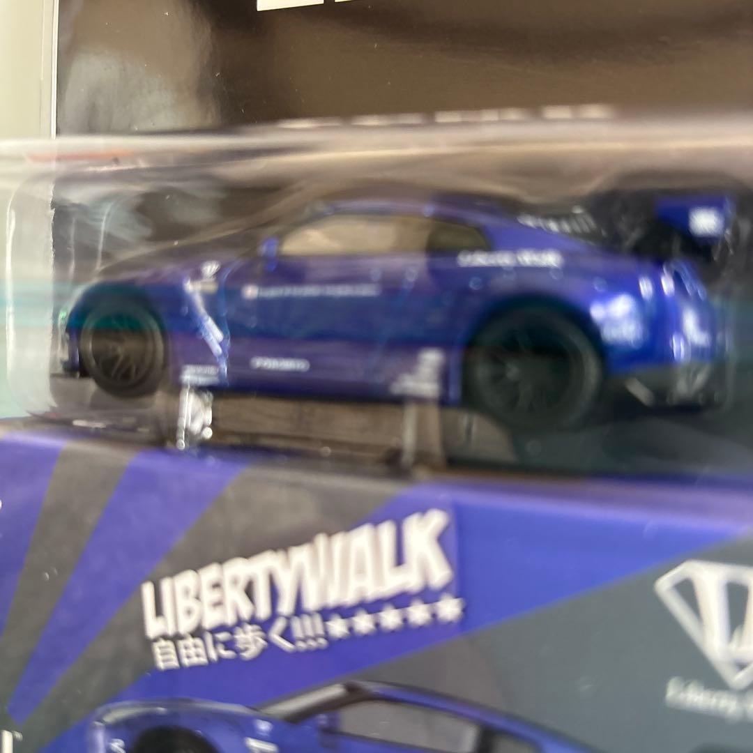 ミニカー MINI GT GT-R 35 Candy Blue