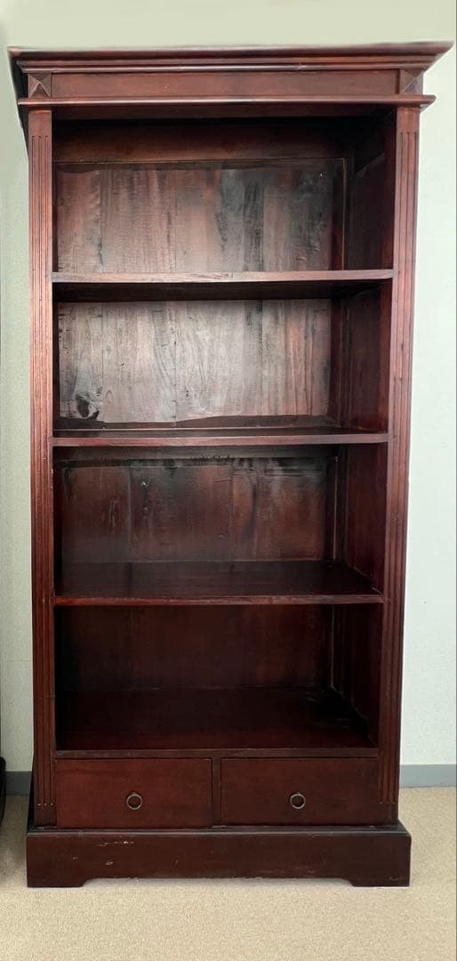 B-companyのアンティーク調の本棚 大型