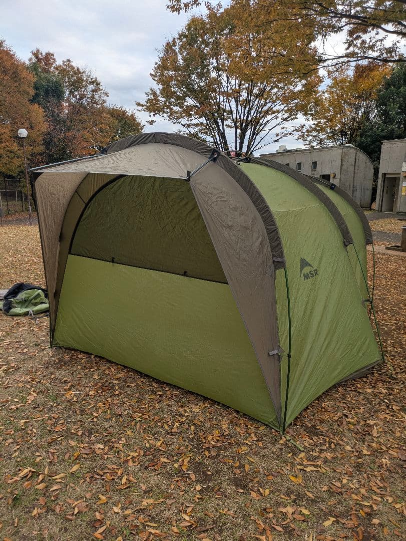 MSR バックカントリーバーン 中古　純正フットプリント付き。11/11撮影