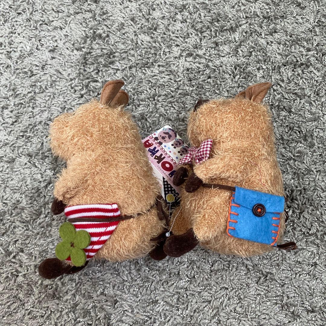 モンスイユ クオッカ クォッカ ぬいぐるみ 2体セット 日本製 レトロ レア