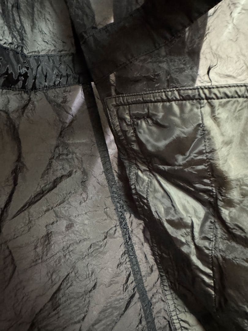 BLACK COMME des GARCONS シースルーモッズコート　XL