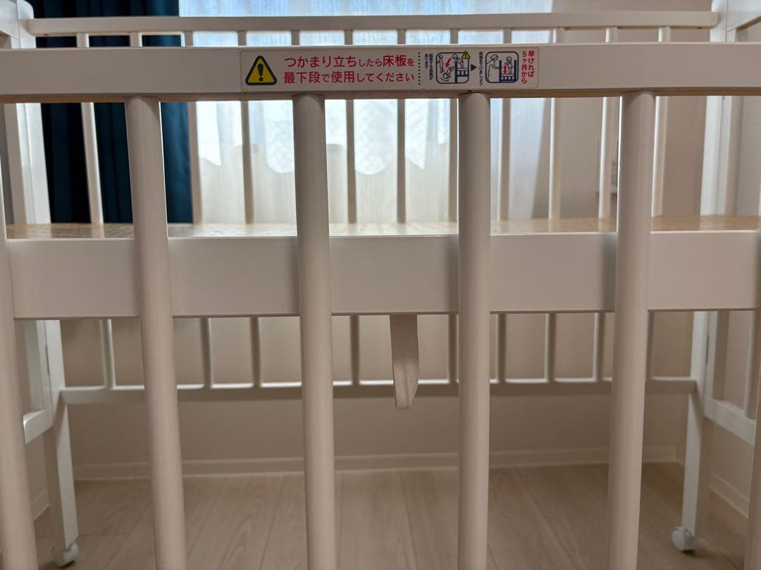 折りたたみ ベビーベッド 120×70cm　スリーピー　石崎家具　送料込み