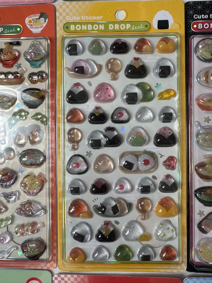 【新品未開封】和柄　ボンボンドロップシール15枚セット