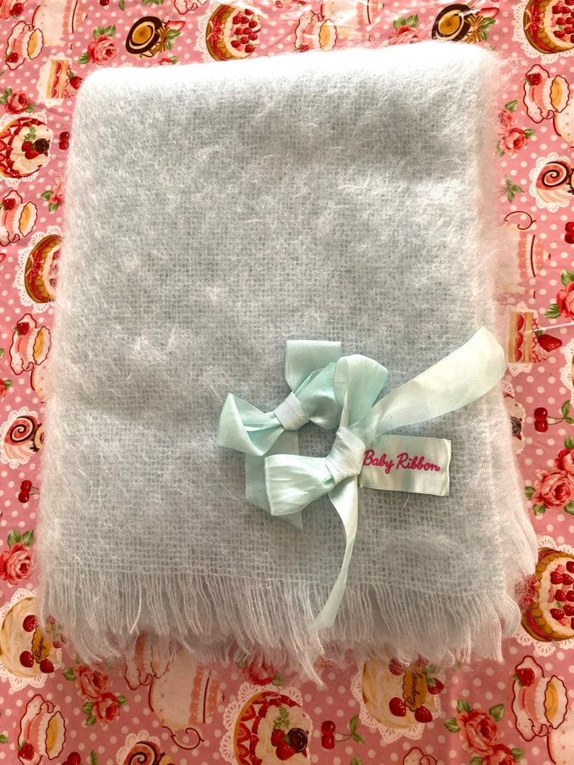 ベビーリボンビンテージブランケット