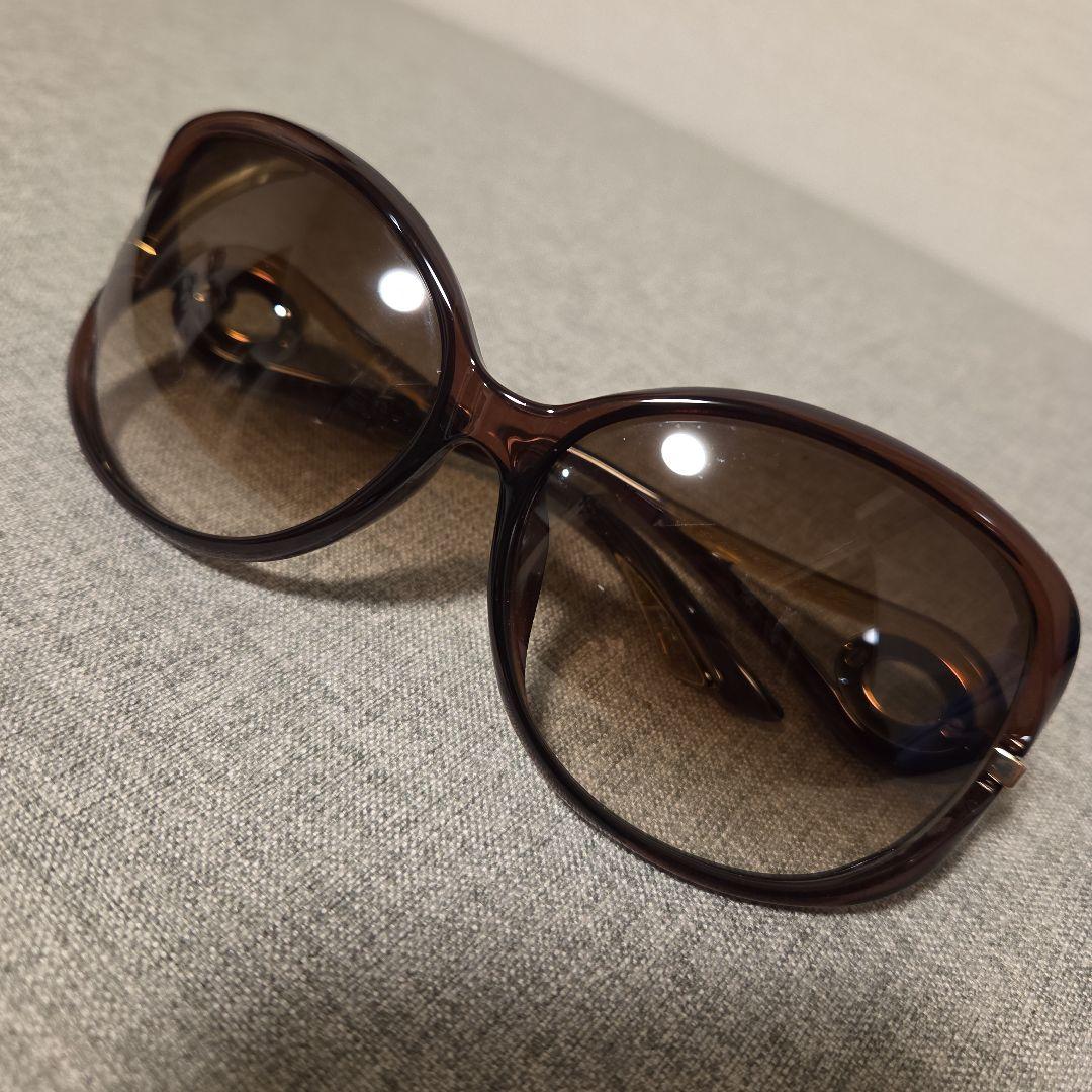 Dior ブラウン オーバーサイズ サングラス