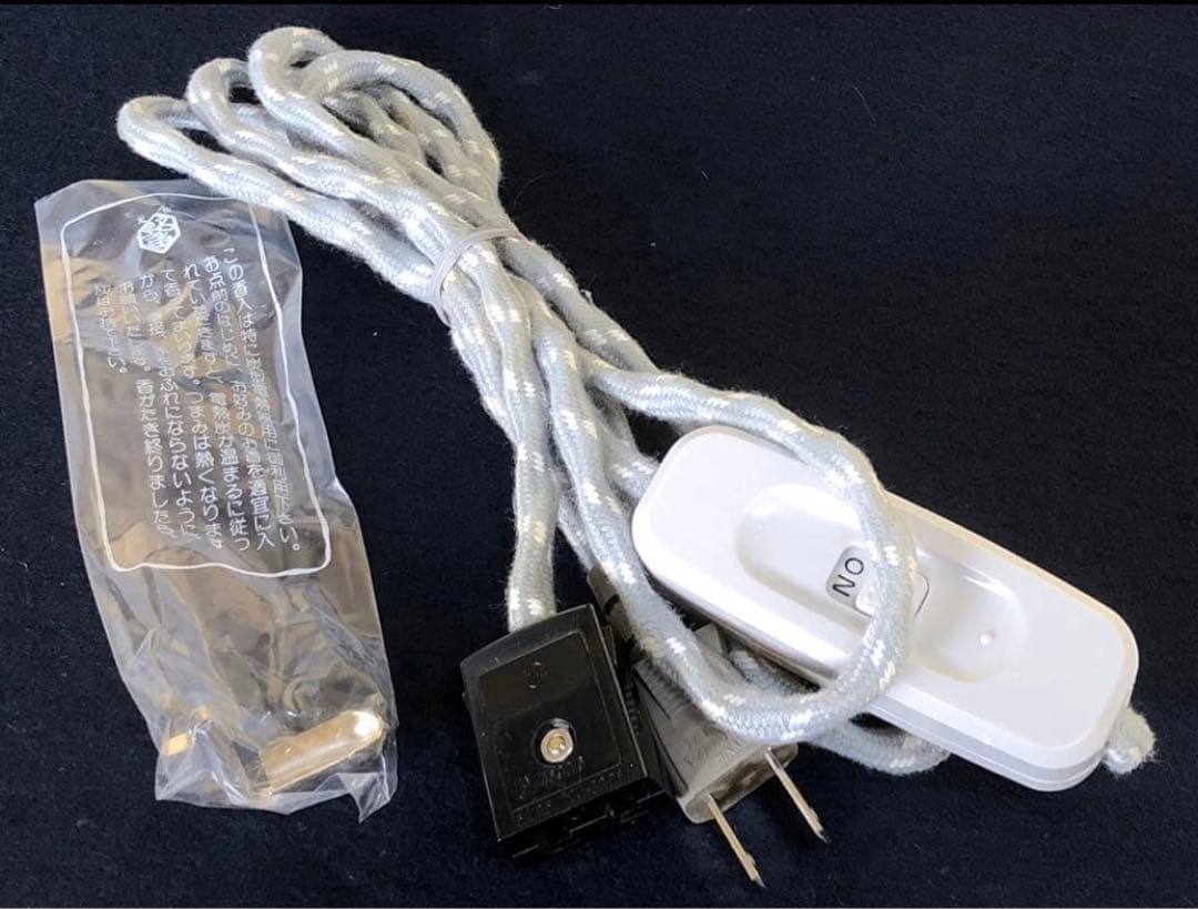 《R》茶道具 野々田式 風炉型電熱器 黒真塗B 元箱　260126く1