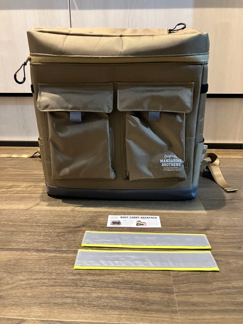 廃番貴重 MANDARIN BROTHERS ルートキャリーバックパック サンド