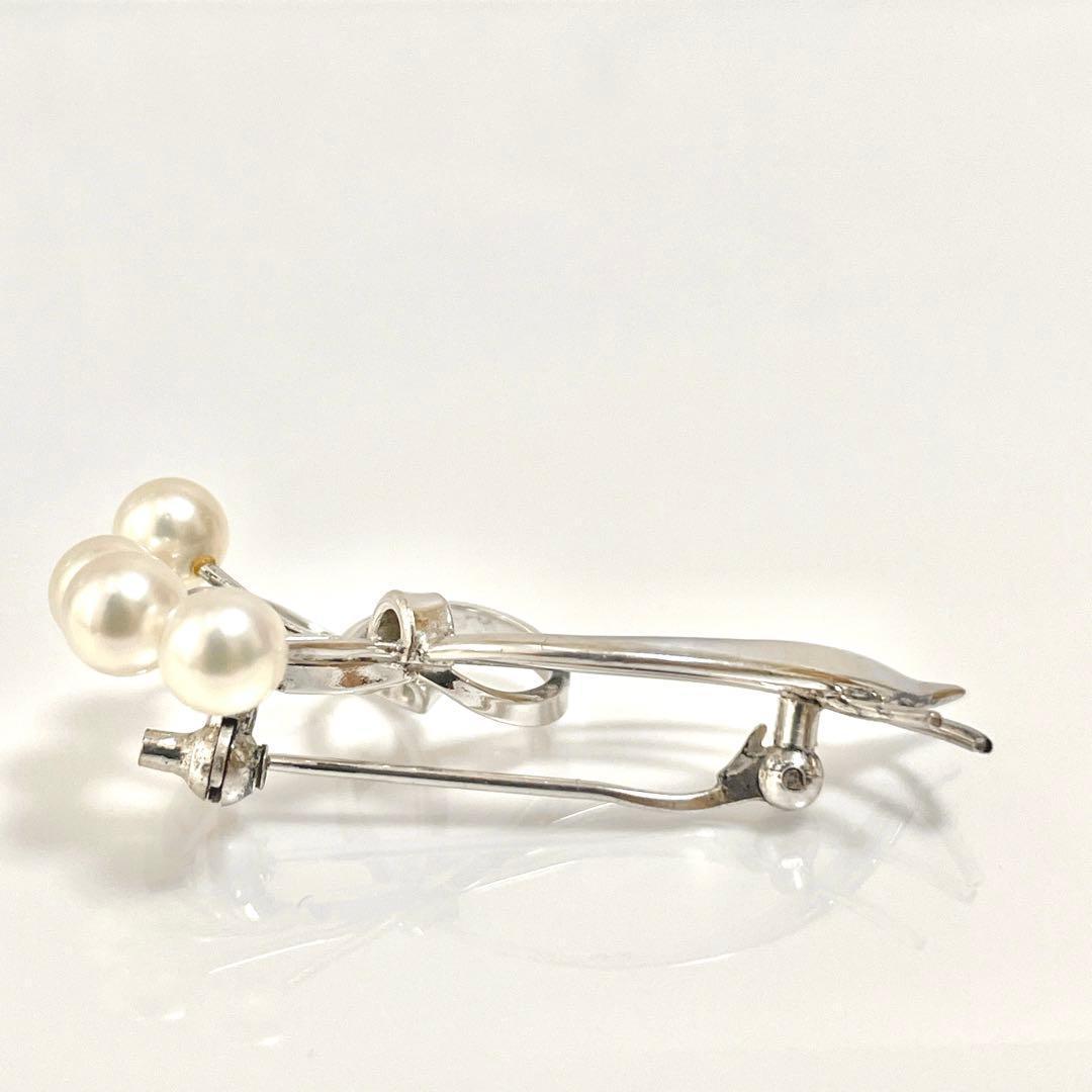 皇室御用達✨MIKIMOTO ミキモト アコヤ真珠 パール ブローチ コサージュ