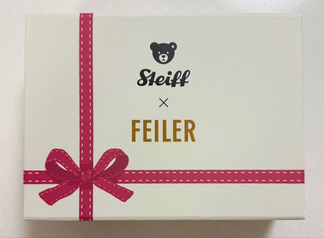Steiff x FEILER ハンカチとぬいぐるみセット