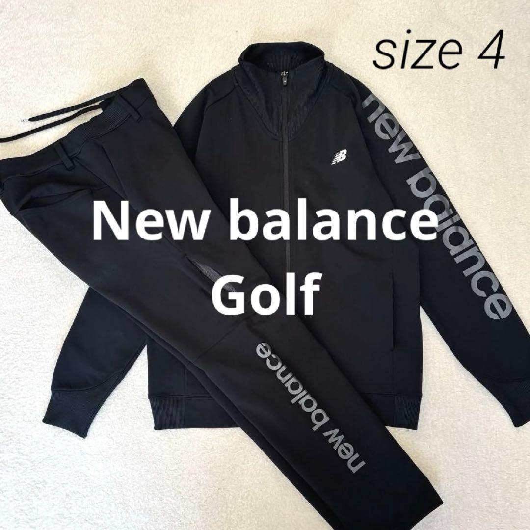 New balance Golf ストレッチ ダンボールニット素材 セットアップ