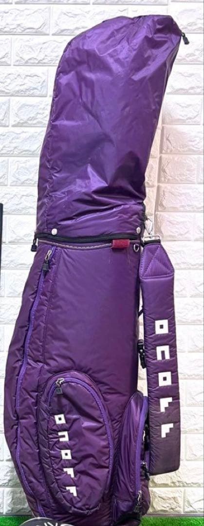 ONOFF パープル キャディバッグ