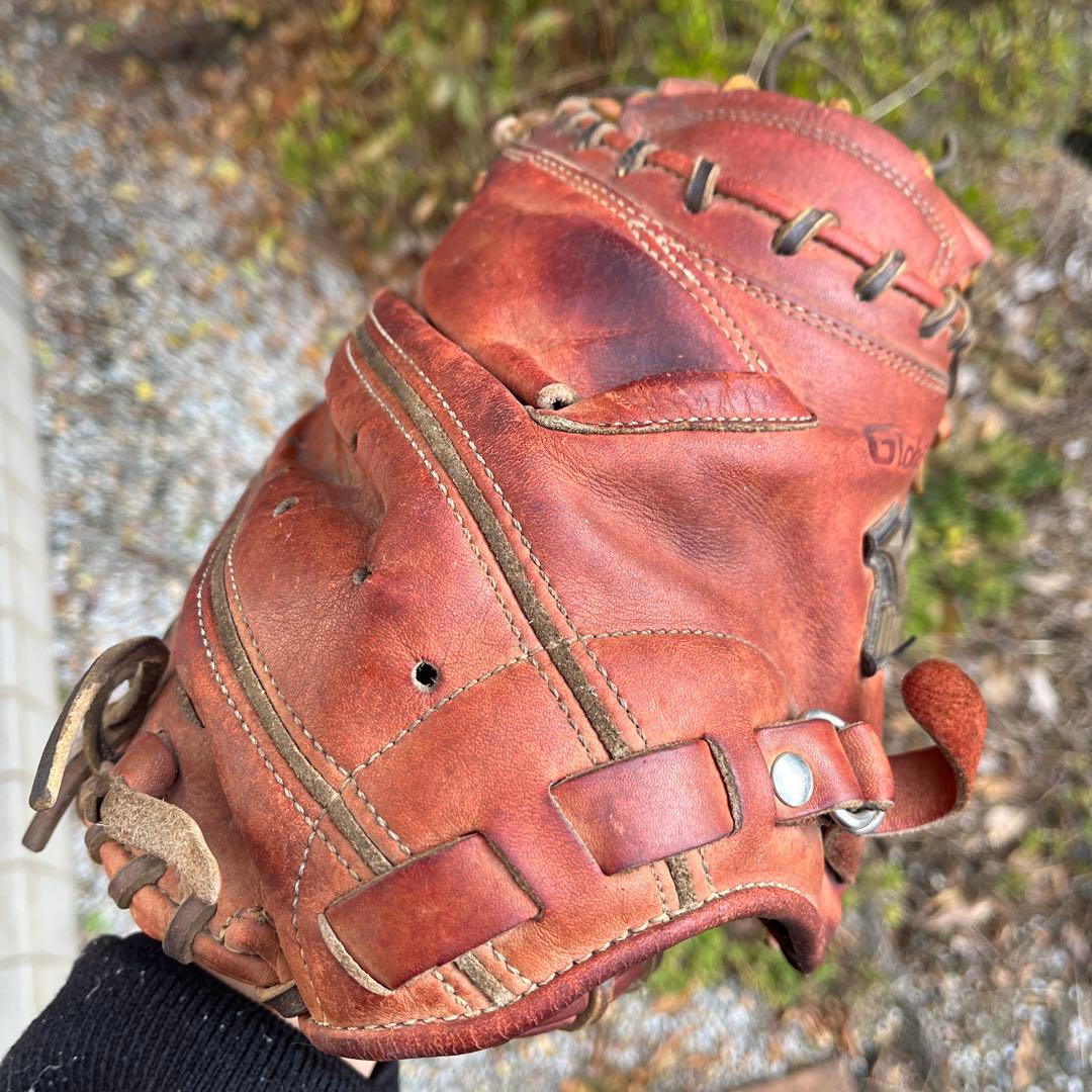 ミズノ グローバルエリートレザーグローブ ブラウン