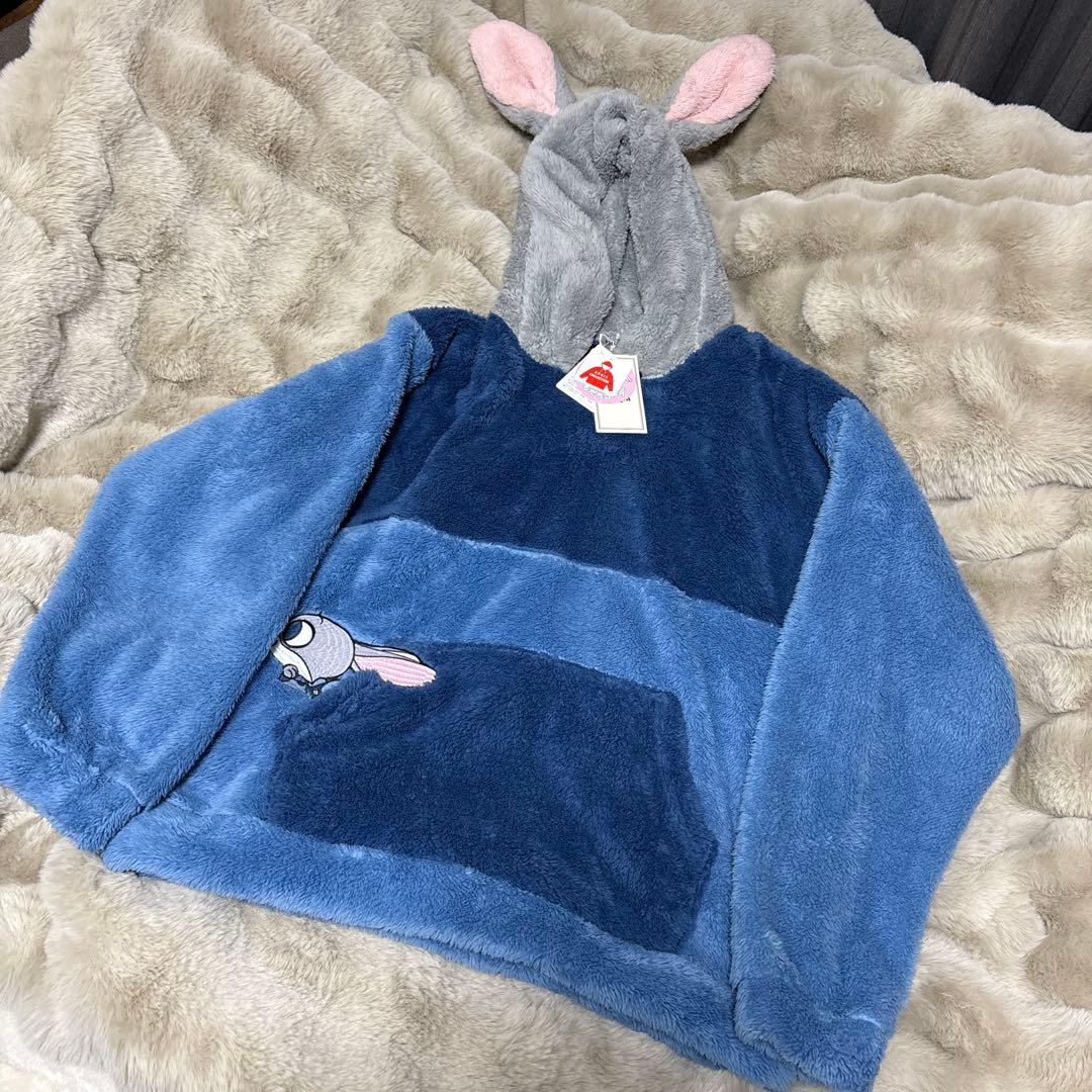 【⭐️レア⭐️】ズートピアもこもこボアパーカー　ニック&ジュディセット