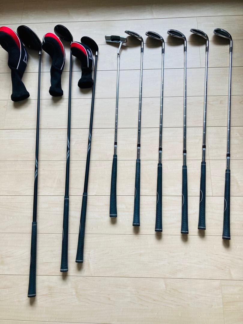 ゴルフクラブセット　ゴルフバッグ　クラブ9本セット