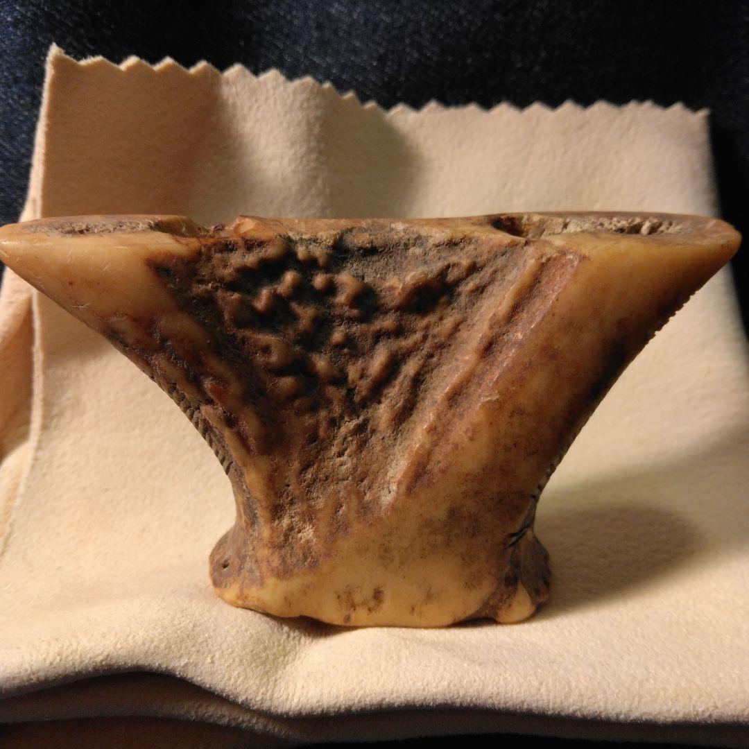 幾何学模様の　1860年代　オブジェ　ボーン幾何学模様