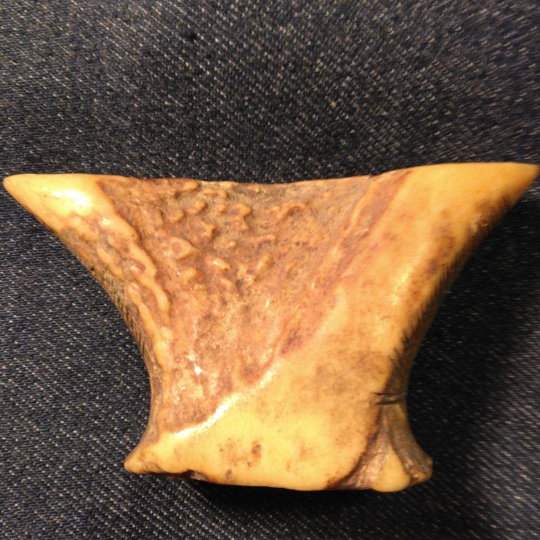 幾何学模様の　1860年代　オブジェ　ボーン幾何学模様