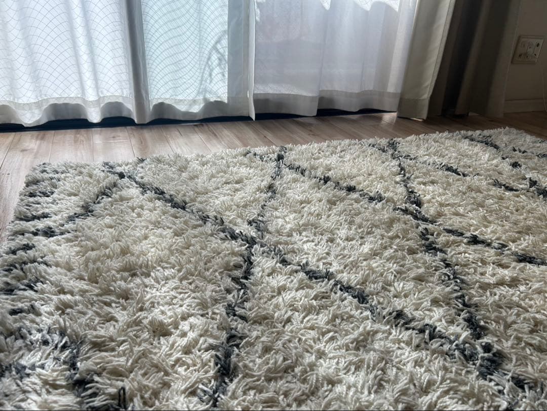 ニトリ　アクセントラグ&ラグパッドセット