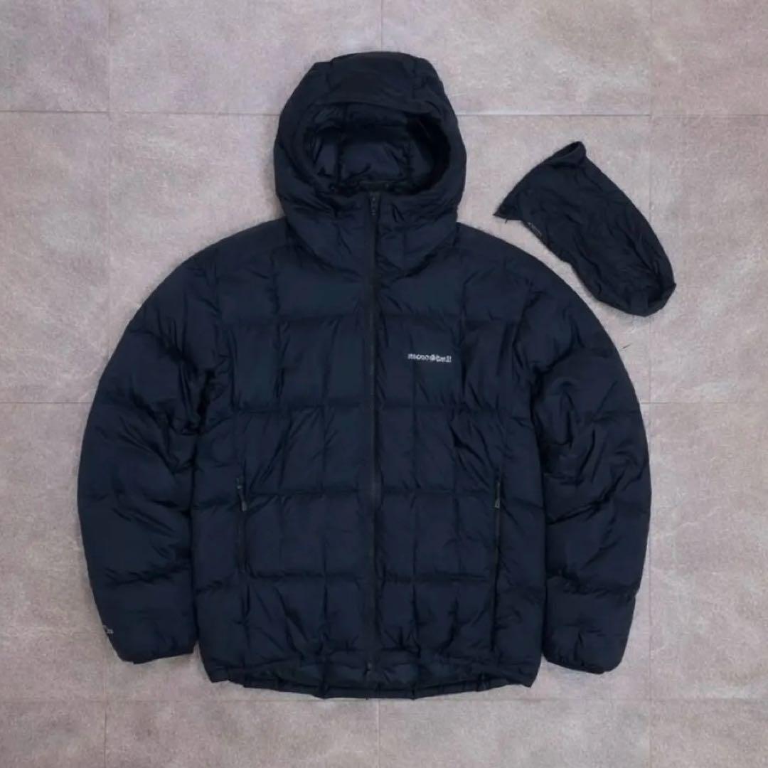 モンベルmont-bell ネージュダウンパーカ ブラック S 1101673