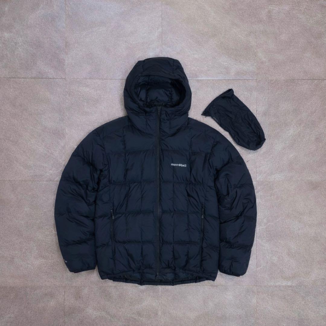 モンベルmont-bell ネージュダウンパーカ ブラック S 1101673