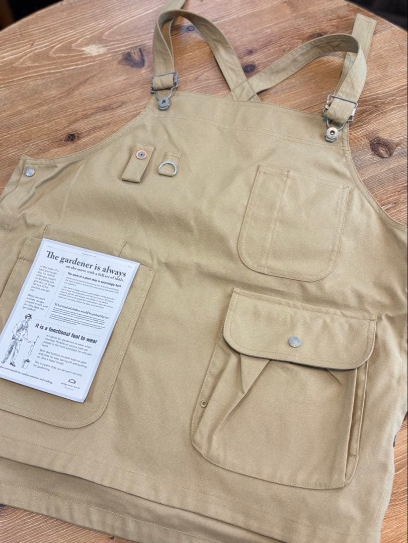 新品未使用 garage green works ベスト【ノベルティ巾着付き】