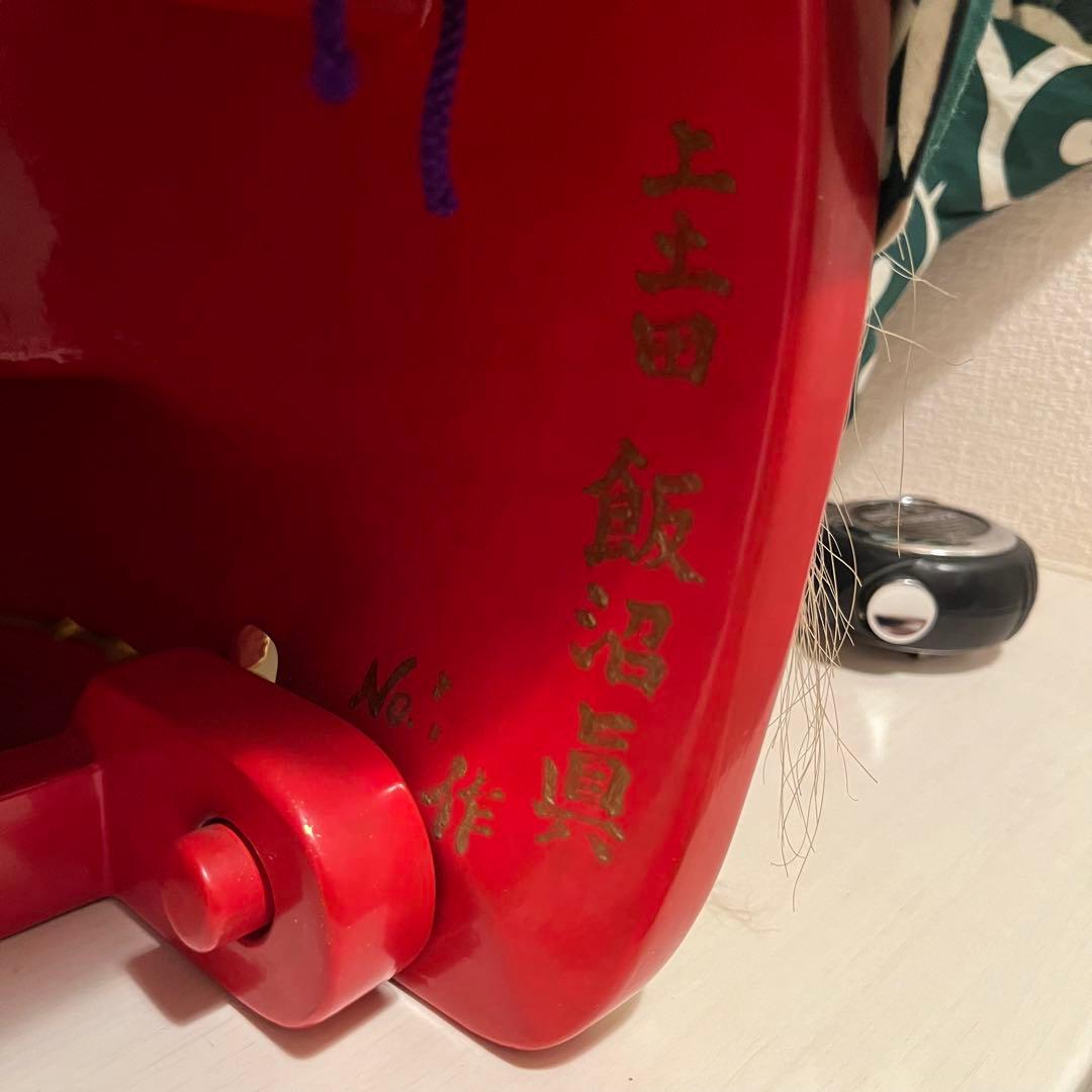 .【希少】　獅子舞　獅子頭　金箔　木彫　魔除け　金彩　古美術　木製 木彫 お祭り