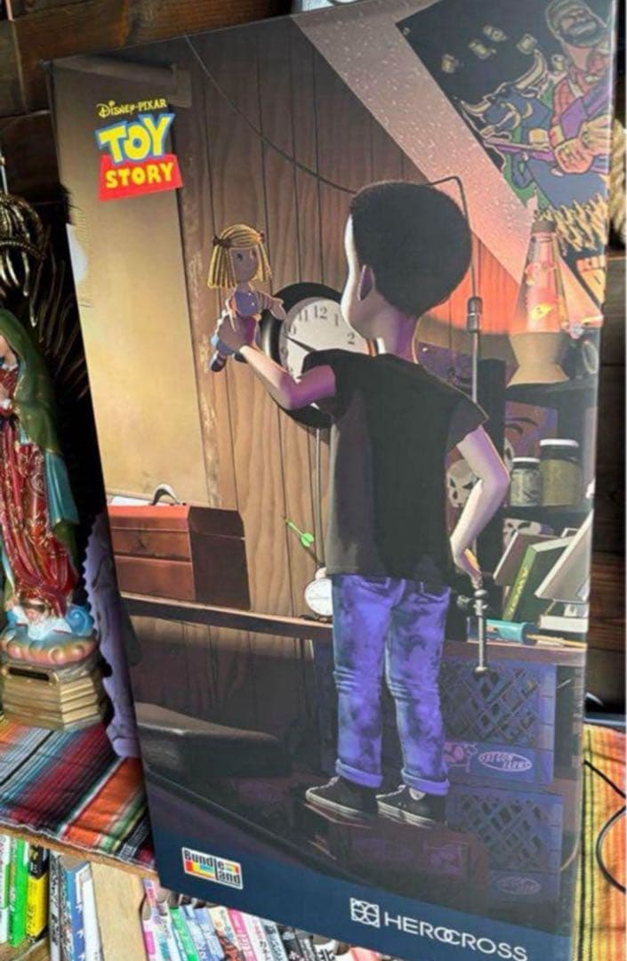HEROCROSS トイストーリー　シド60cmフィギュア　ガレージ　特大