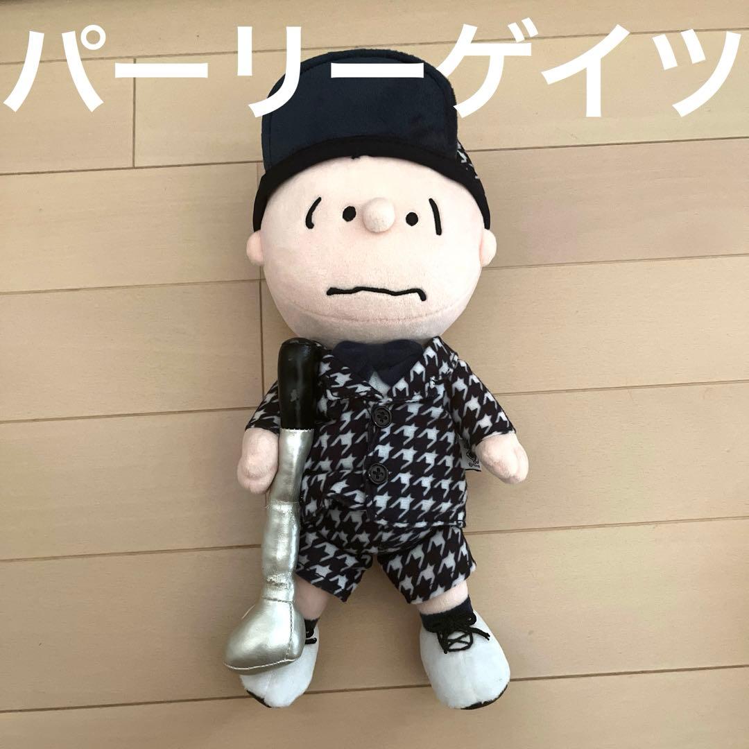 パーリーゲイツスヌーピー千鳥柄ぬいぐるみボール入れポーチアクセサリーゴルフ
