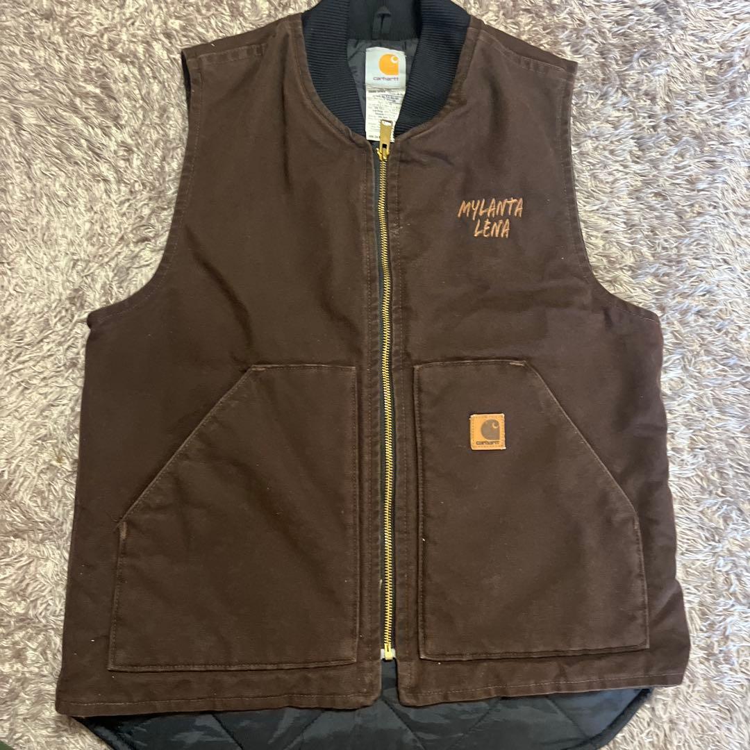 「希少」cathartt ベスト　 V02　ダークブラウン　USA製