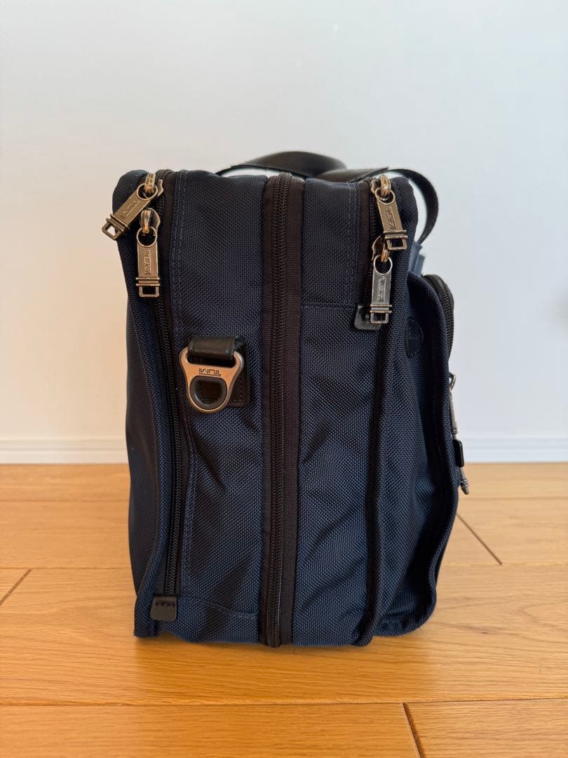 【美品】TUMI ビジネスバッグ 2way エキスパンダブル ブルー