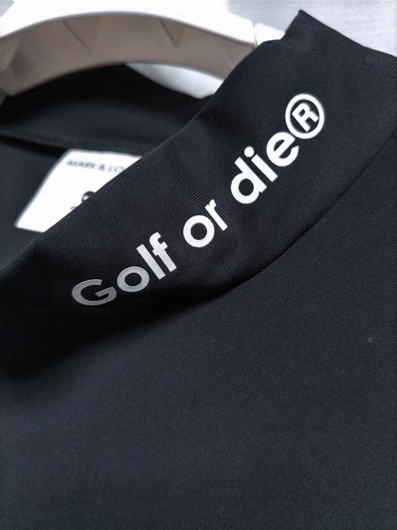 美品　マークアンドロナ　Avenir Tech Mock モックネック　48 黒