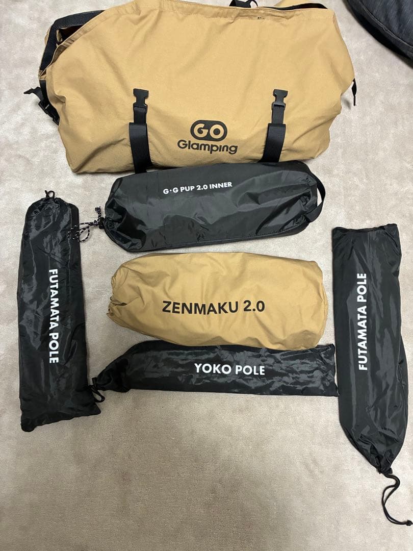 バ*ト様 Go glamping ゴーグランピング　パップテント2.0 一式
