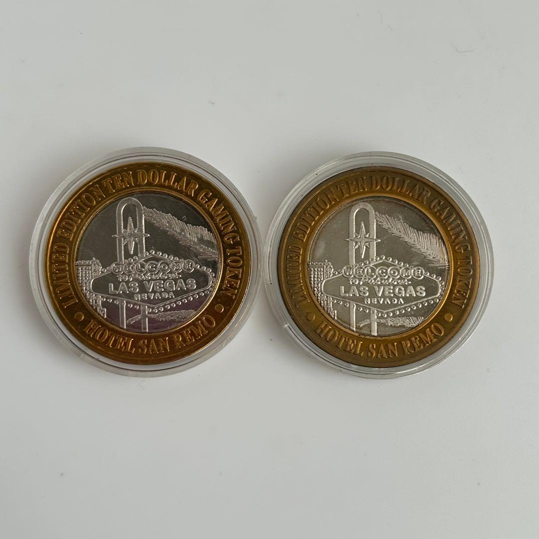 ラスベガス 閉業ホテル　コレクショントークン2個