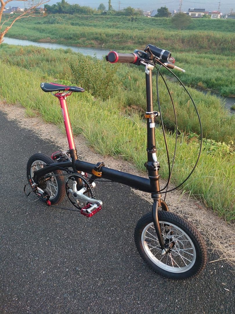 再出品小径タイヤ折りたたみ自転車