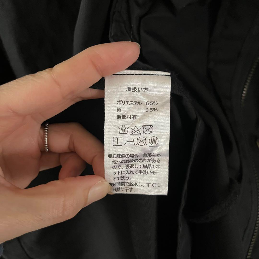 わちふぃーるど モッズコート ブラック F 猫 ダヤン WACHI FIELD