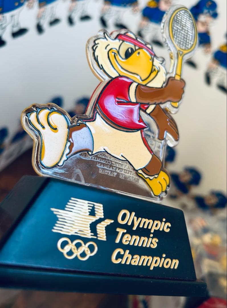 83' ロサンゼルスオリンピックマスコット イーグルサムトロフィー 5種セット