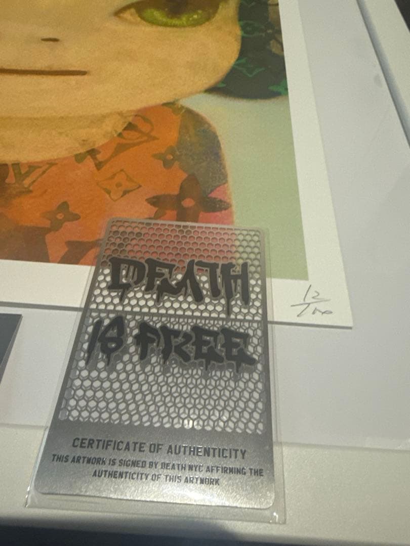 DEATH NYC 世界限定100枚　現代アートポスター　奈良美智　ヴィトン